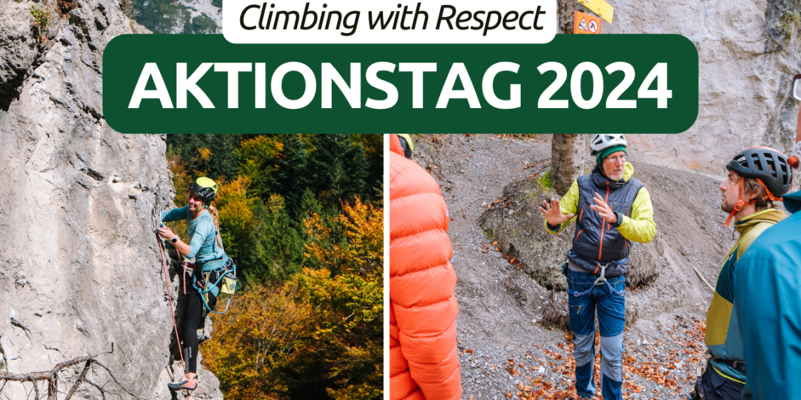 Climbers Paradise Climbing with Respect Aktionstag 2024