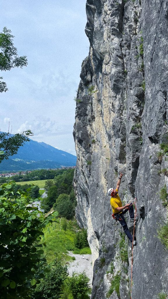 Climbing with Respect Aktionstag 2024 an der Martinswand. Foto: Hanna Hörmann