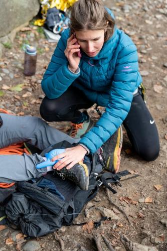 Erste Hilfe im Klettergarten: Knöchelverletzung