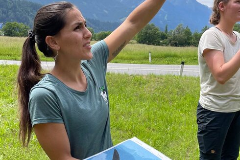 Naturpark Tirol vor Ort beim Climbing with respect