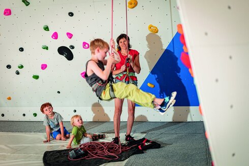 Climbing course for children in the Quellalpin in the Kaunertal