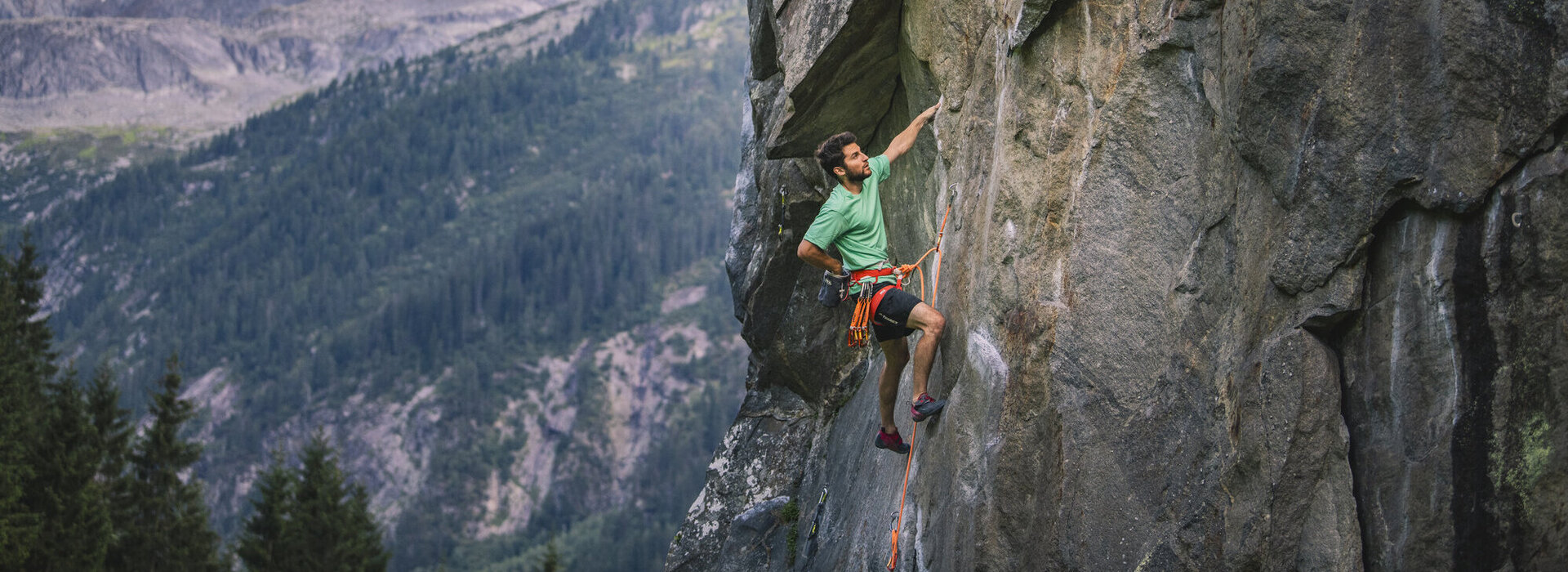 Sport climbing route in Mayrhofen