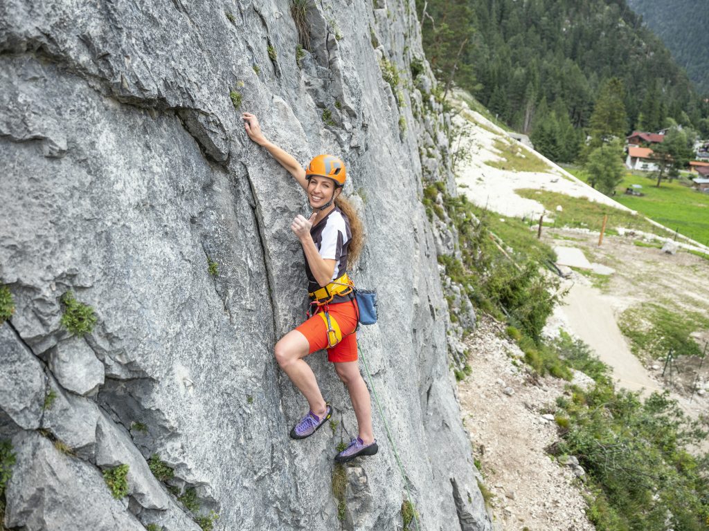 Klettern in den Sonnenplatten - Scharnitz