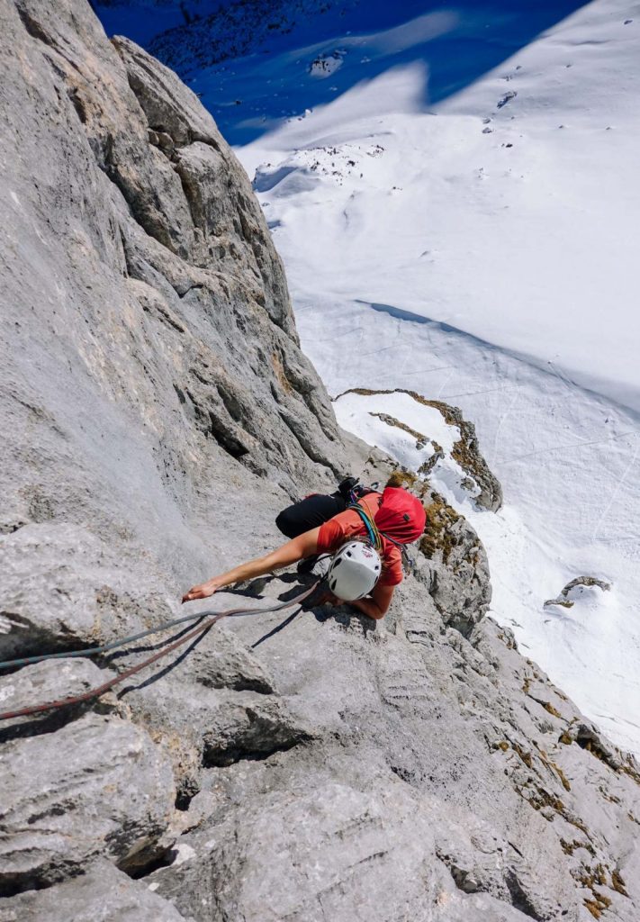 Klettern mitten im Winter im Wettersteingebirge, Foto: Simon Schöpf | Climbers Paradise