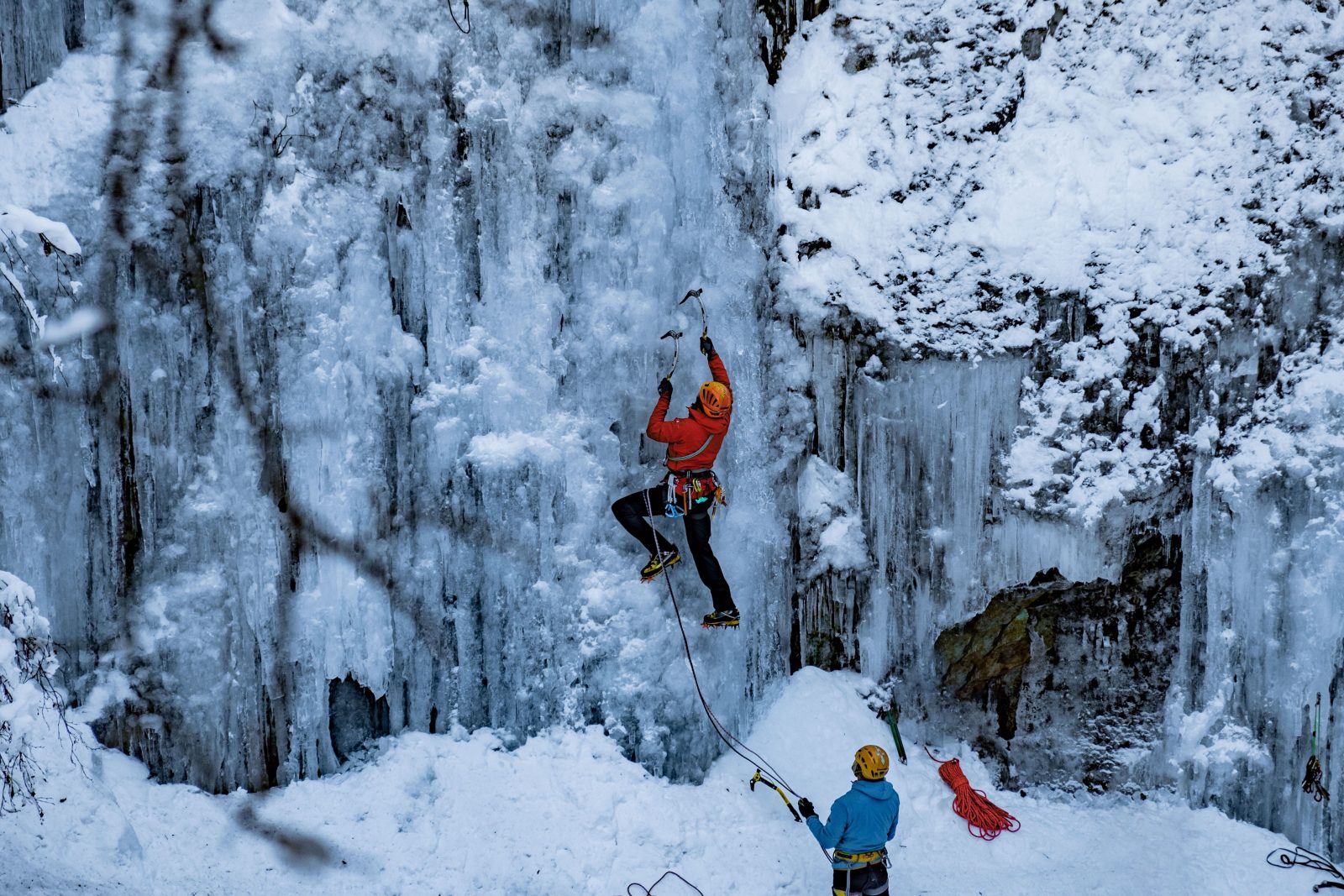 Eisklettern Taschachschlucht, Foto: Benjamin Zörer | Climbers Paradise