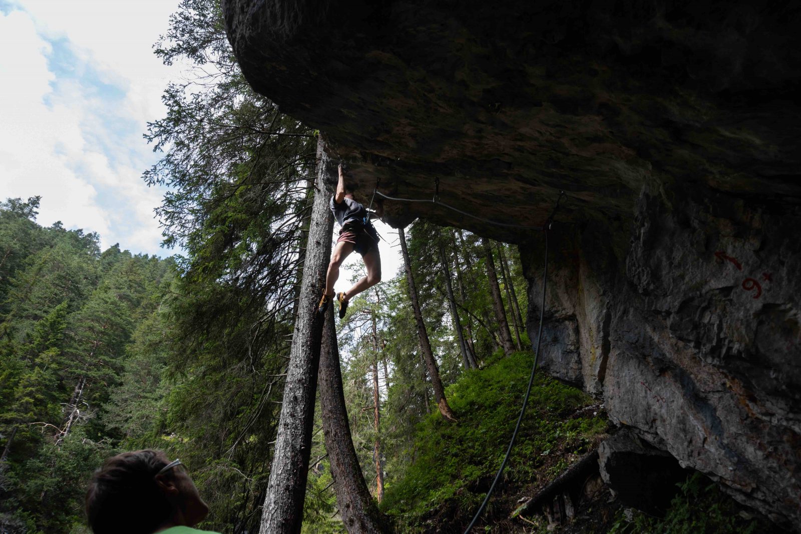 Last minute Klettertraining, Überhang, Foto: Benjamin Zörer | Climbers Paradise