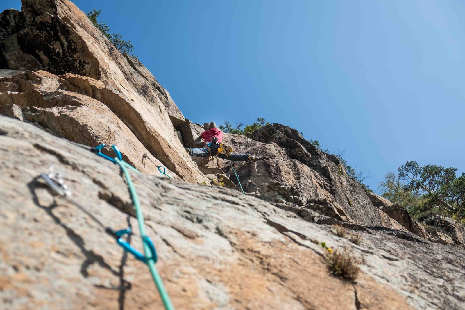 Last minute Klettertrainin, Am Felsen, Foto: Benjamin Zörer | Climbers Paradise