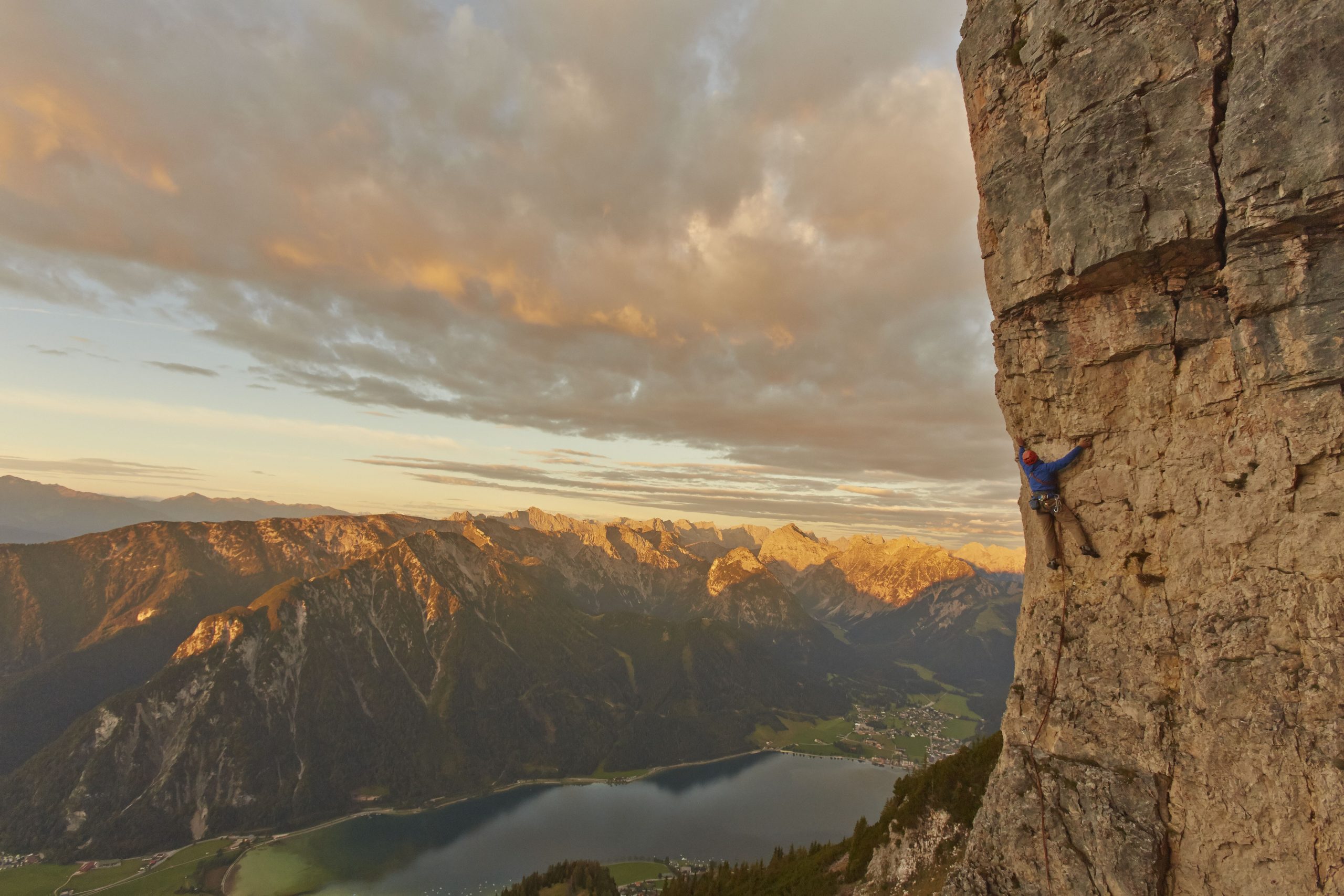 Klettern im Rofan, Foto: TVB Achensee I Climbers Paradise