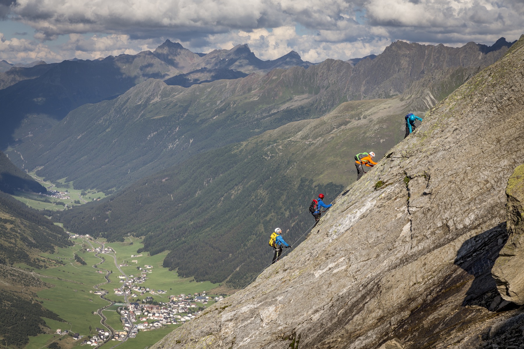 Paznaun Klettersteig Ballun; Foto: TVB Paznaun-Ischgl I Climbers Paradise