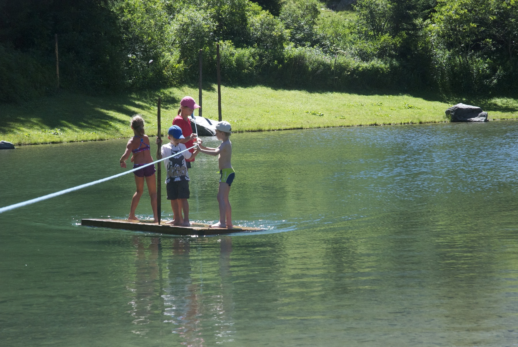 Badeteich Stillebach, Foto: TVB Pitztal, Wasserwelten Stillebach I Climbers Paradise