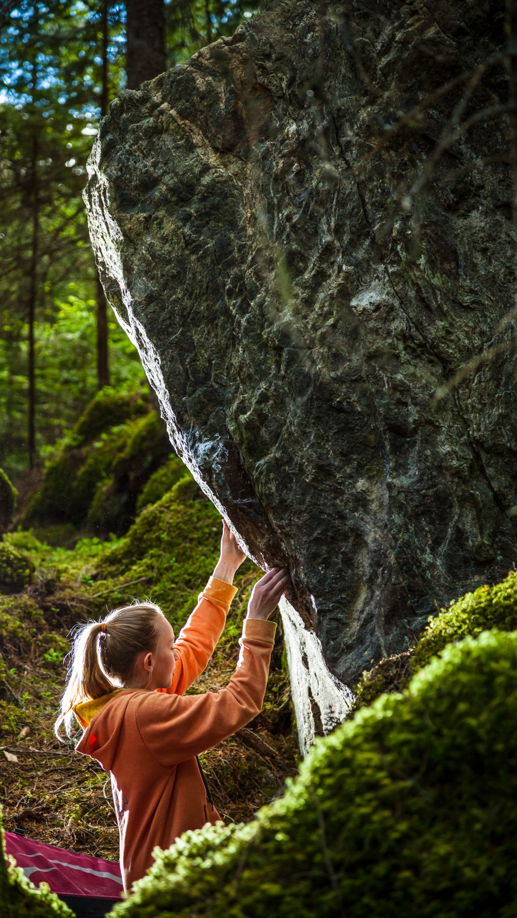 Bouldern Mandlers Boden, Foto: TVB Pitztal I Climbers Paradise 