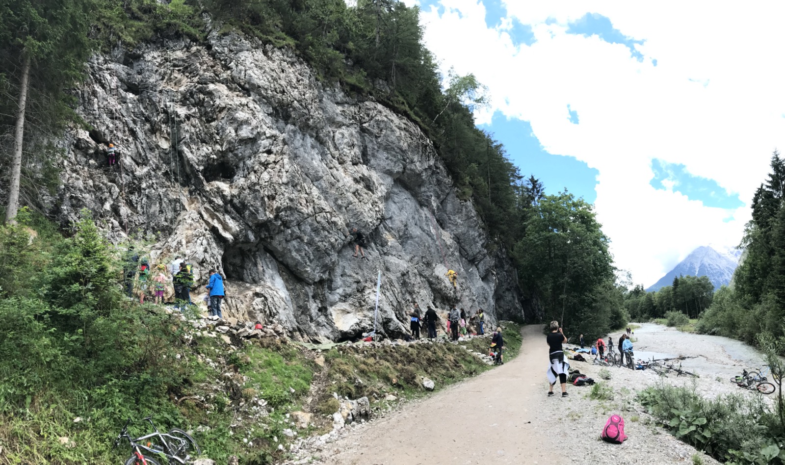 Seefeld, Klettergarten Flämenwandl, Foto: Olympiaregion Seefeld I Climbers Paradise