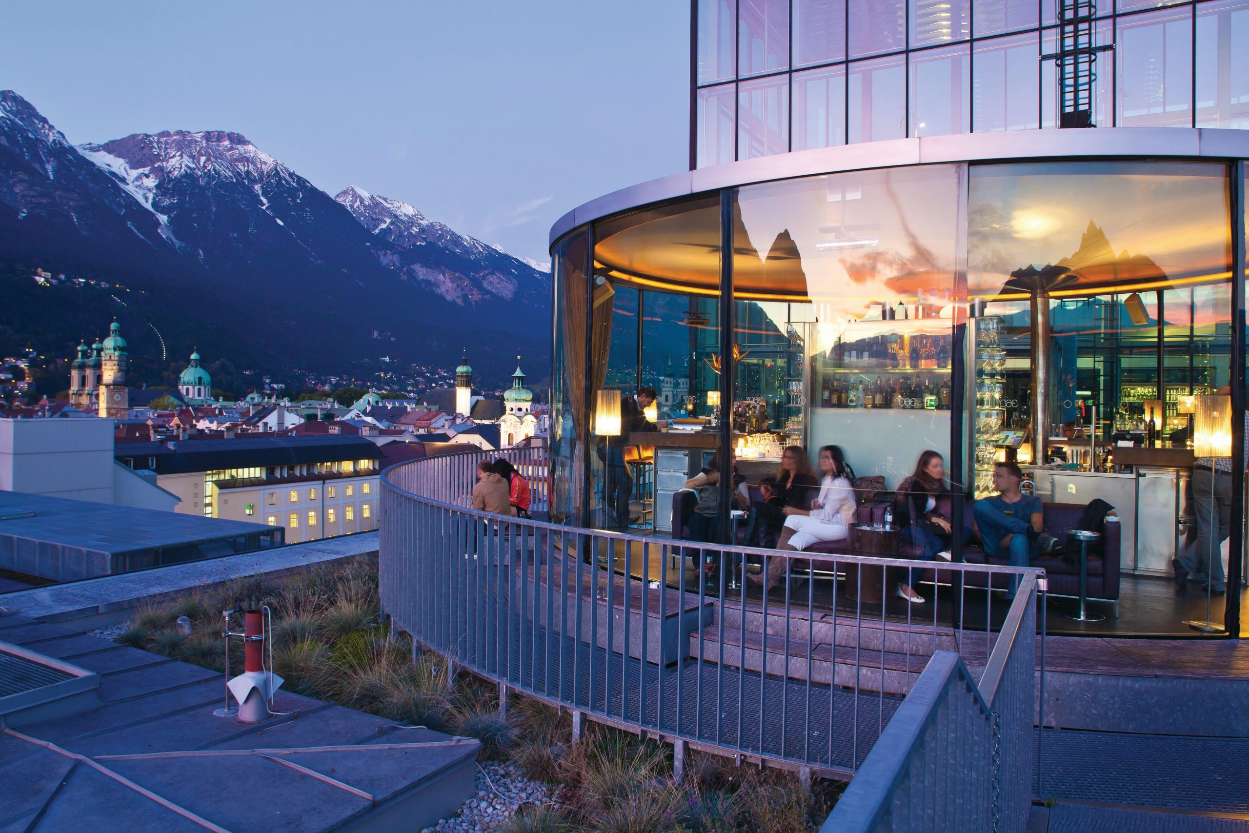 Bar Lichtblick 360 Grad,Foto: Innsbruck Tourismus, Christof Lackner I Climbers Paradise