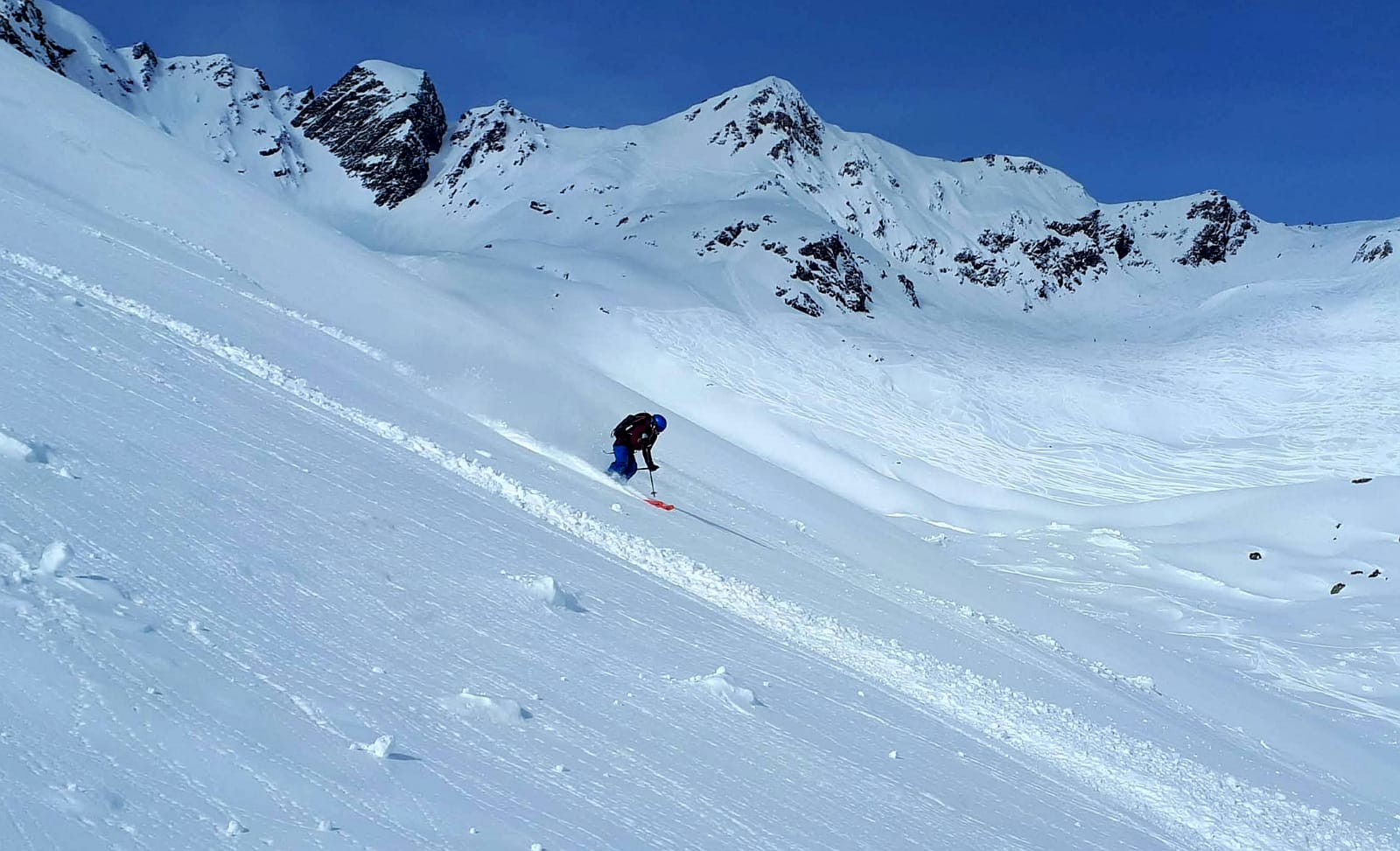 Sofia Muigg fühlt sich auch auf Schnee sehr wohl, Foto: Quirin Chalupar | Climbers Paradise