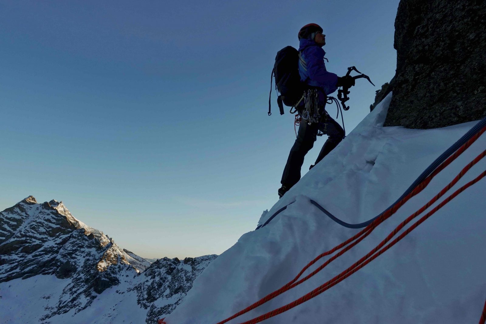 Sagwand-Nordwand, die letzten Meter bis zum Ausstieg, Foto: Ines Papert und Luka Lindič | Climbers Paradise