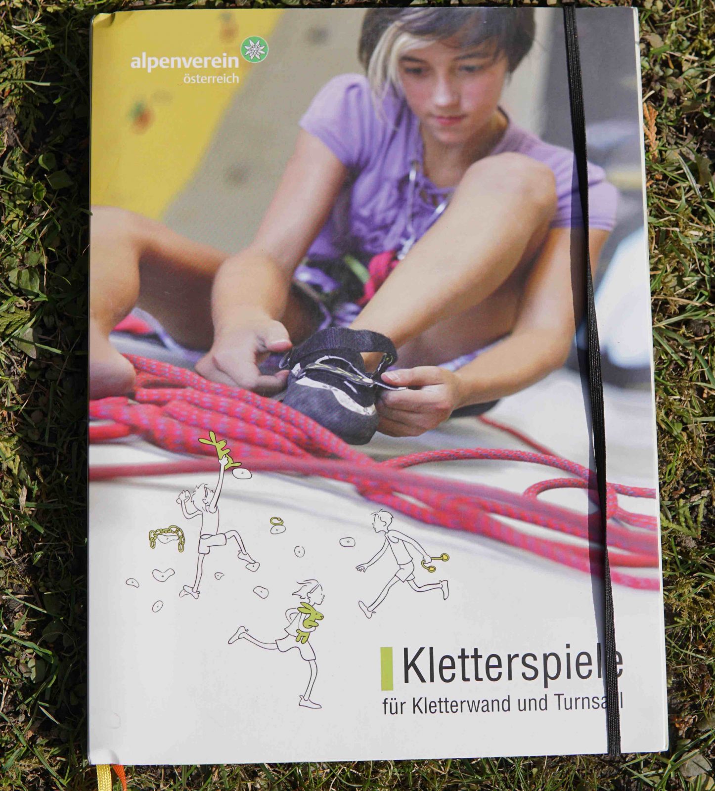 Aufwärmen für Kinder Kletterspiele Alpenverein, Foto: Matthais Bader | Climbers Paradise