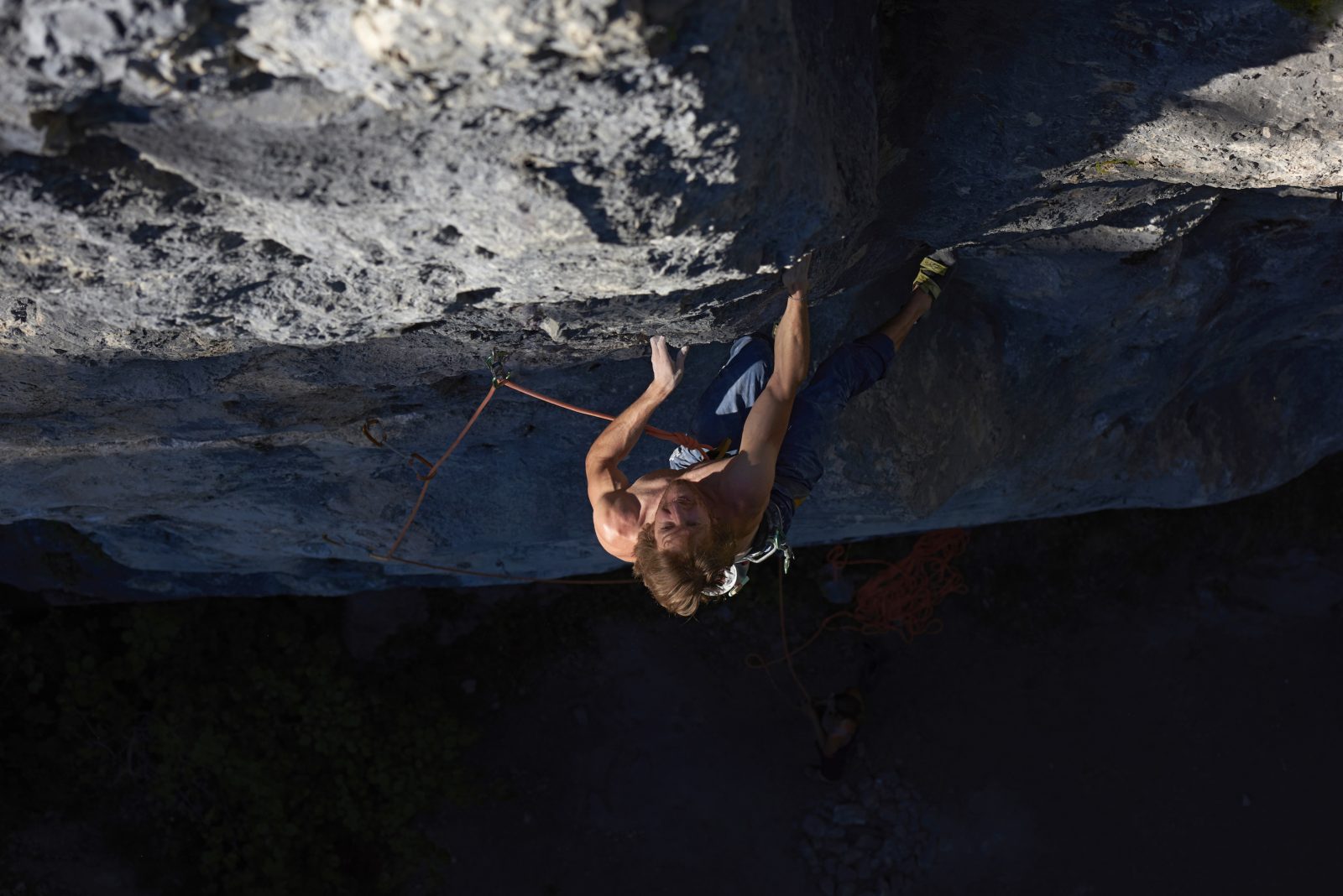 Klettern an der Geisterschmiedwand bei Kufstein, Foto: Michael Meisl