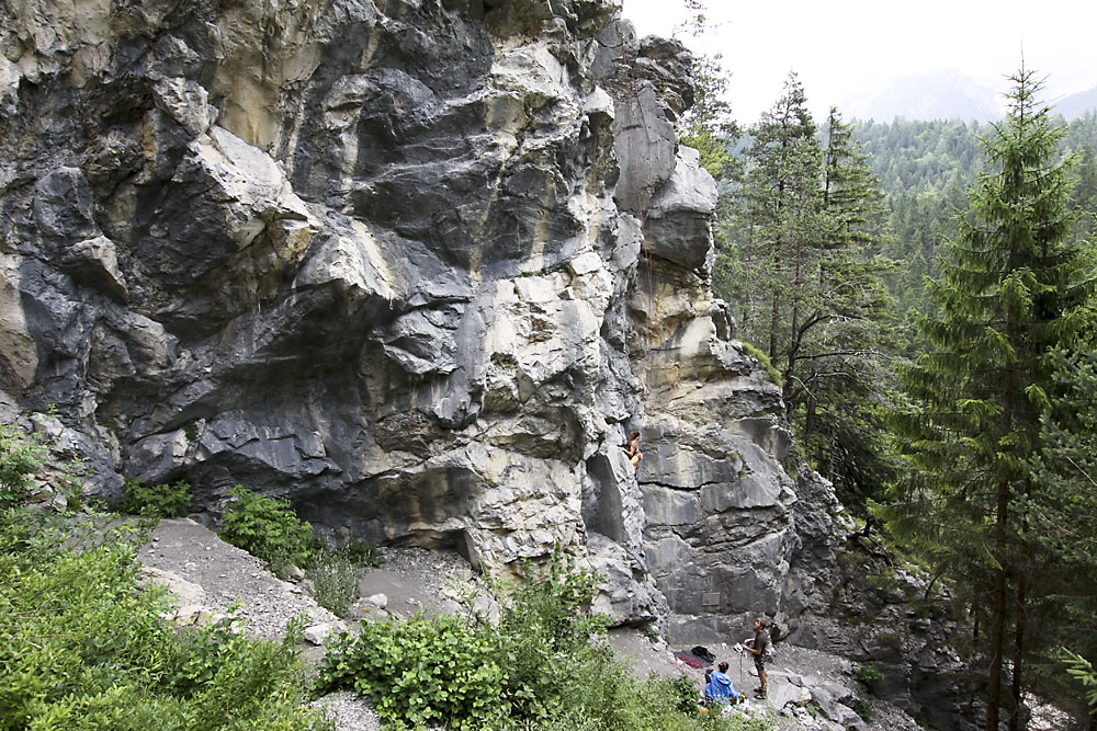 Klettergarten Hanger in der Tiroler Zugspitz Arena, Foto: TVB Tiroler Zugspitz Arena