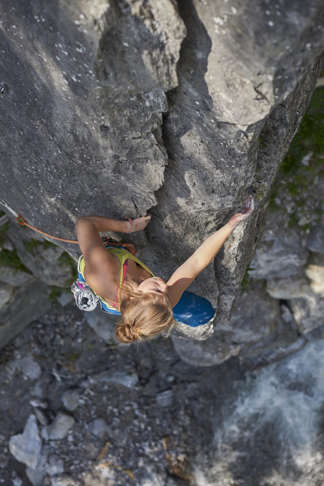 Sportklettern in der Schnanner Klamm bei St. Anton am Arlberg. Foto: Michael Meisl | Climbers Paradise