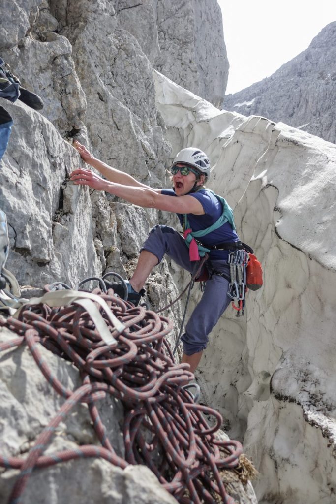 Wilder Kaiser: Alpinklettern am Sonneck. Foto: Simon Schöpf | Climbers Paradise