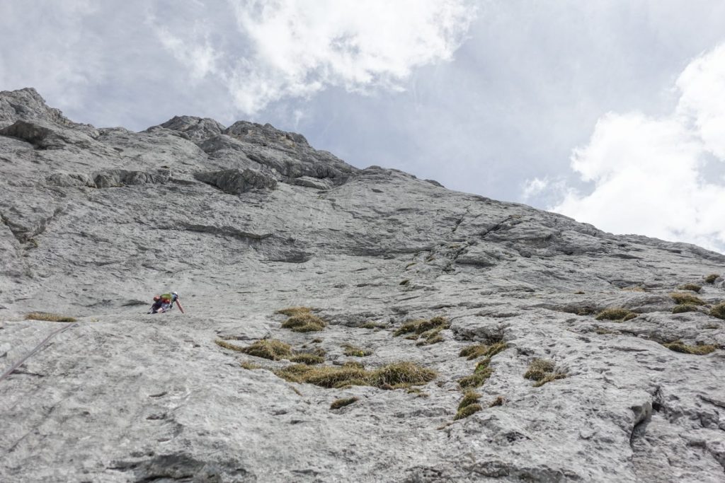 Wilder Kaiser: Alpinklettern am Sonneck. Foto: Simon Schöpf | Climbers Paradise