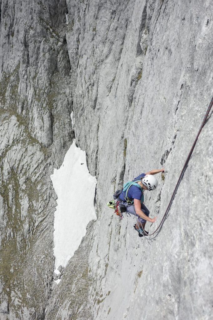 Wilder Kaiser: Alpinklettern am Sonneck. Foto: Simon Schöpf | Climbers Paradise