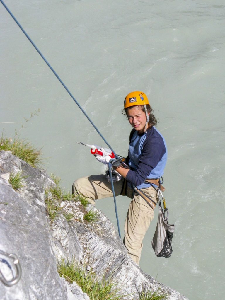 Sanierungsarbeiten bei Stams, Foto: Mike Gabl | Climbers Paradise