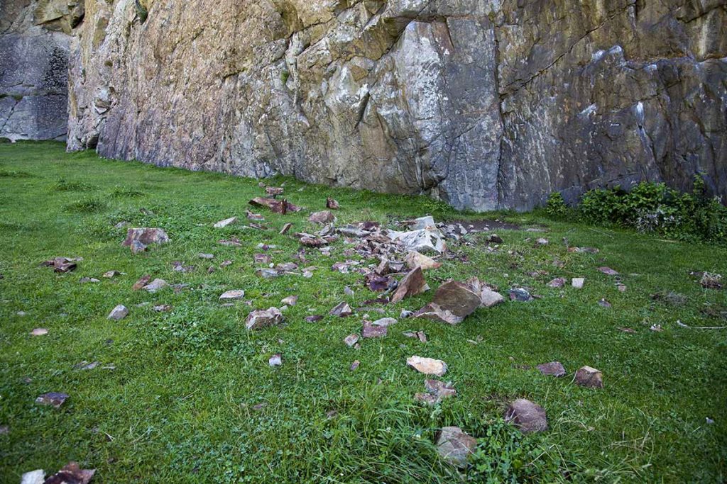 Ein Felssturz bei Tumpen, Foto: Mike Gabl | Climbers Paradise