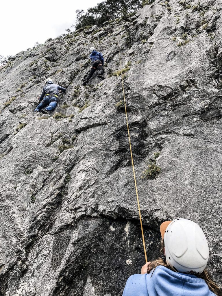 Klettern im Klettergarten Scharnitz Sonnenplatten, Foto: Olympiaregion Seefeld | Climbers Paradise