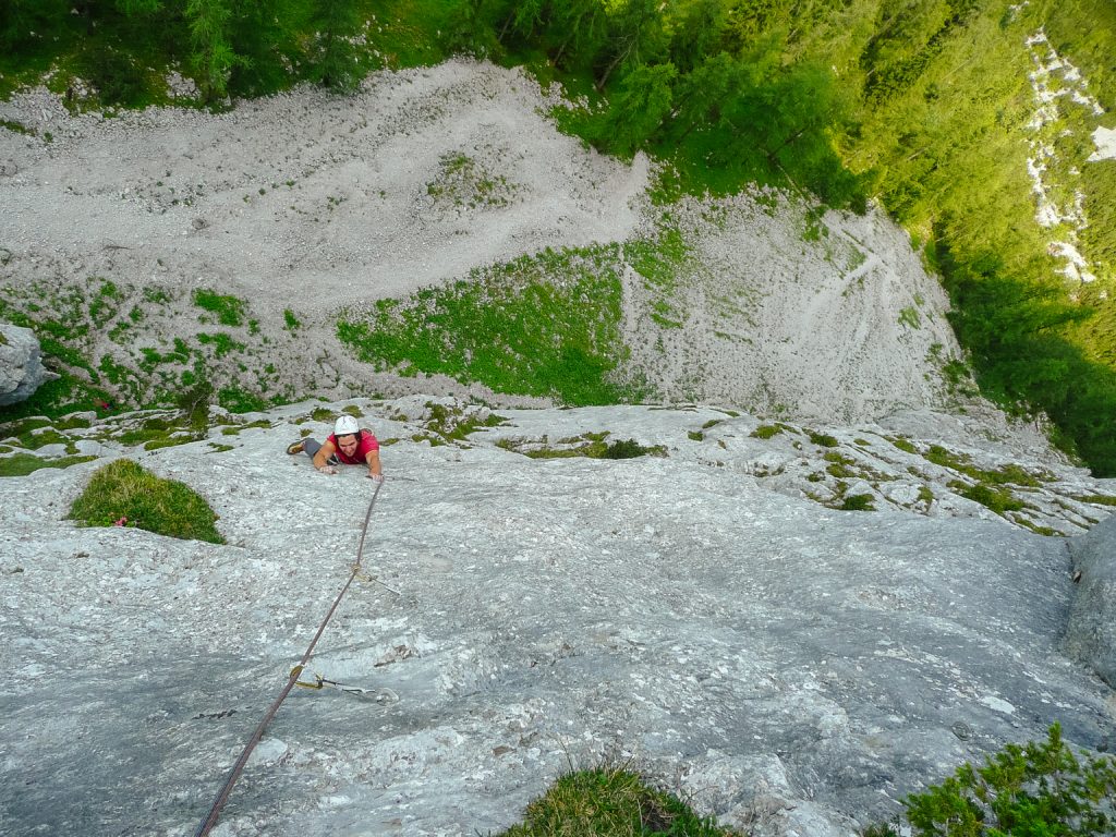 Anspruchsvolle Mehrseillängen der Route 'Hitzeflucht' (8), Foto: Simon Schöpf | Climbers Paradise