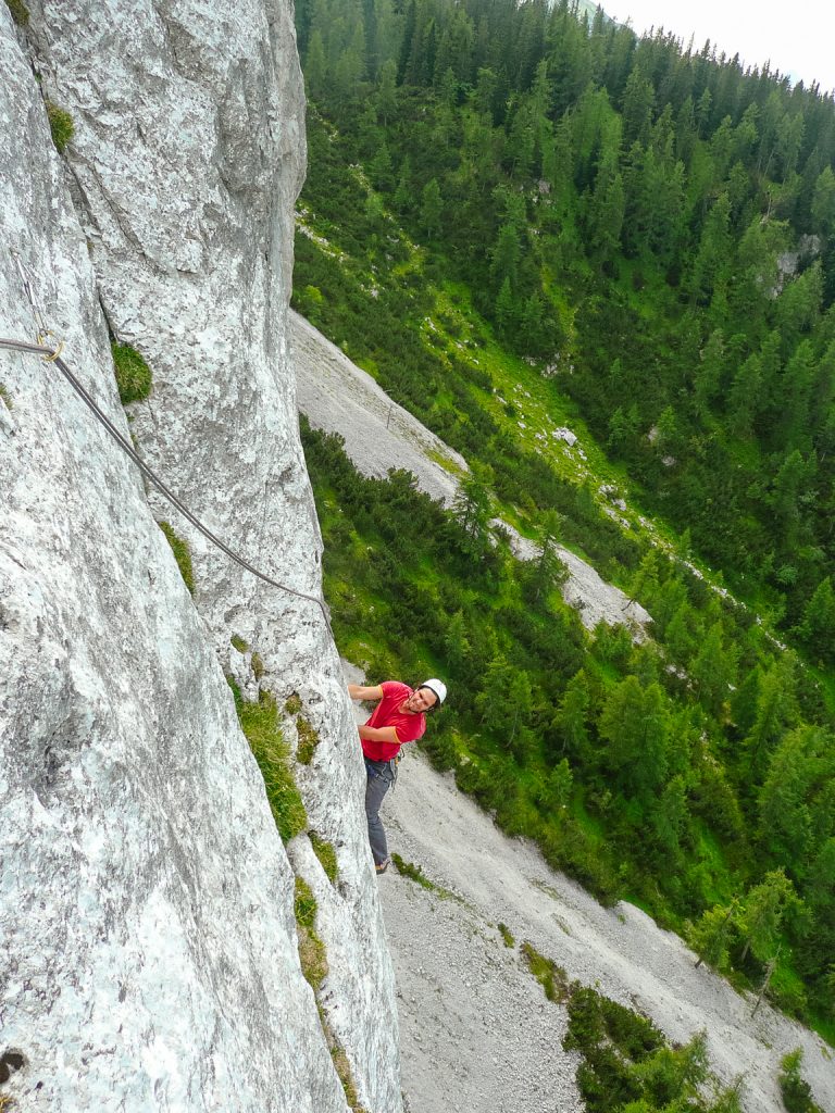 Klettern der Route 'Hitzeflucht' (8), Foto: Simon Schöpf | Climbers Paradise