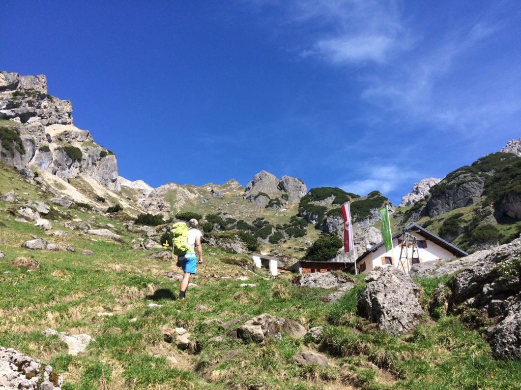 Ankunft bei der Muttekopfhütte | Climbers Paradise