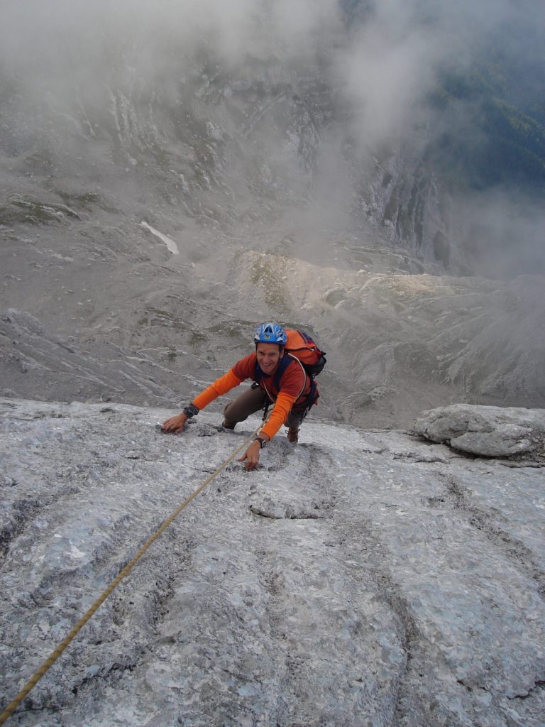 Ausdauerndes Mehrseillängen-Klettern in den Loferer Steinbergen, Foto: Thomas Schöpf | Climbers Paradise