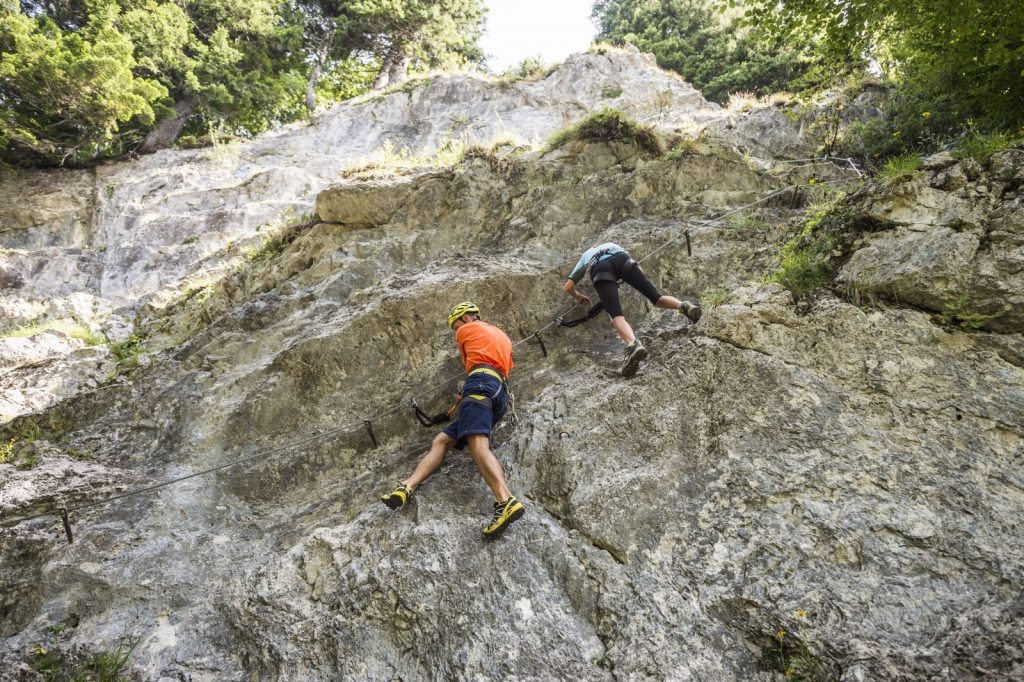 Ein Übungsklettersteig beim Wilden Kaiser, Foto: Peter von Felbert | Climbers Paradise