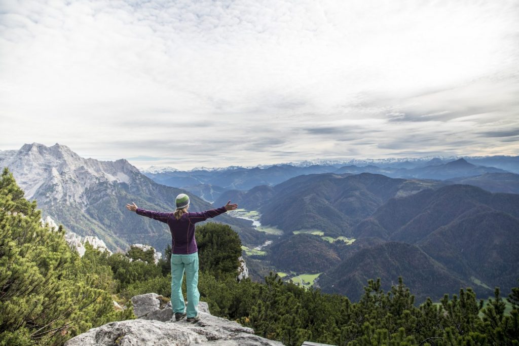 Panorama-Genuss an der Steinplatte, Foto: Defrancesco | Climbers Paradise