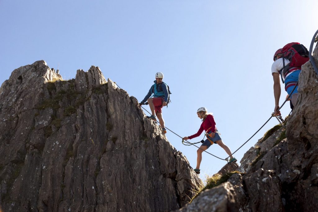 Der Klettersteig Marokka auf der Steinplatte, Foto: Robert Pupeter | Climbers Paradise