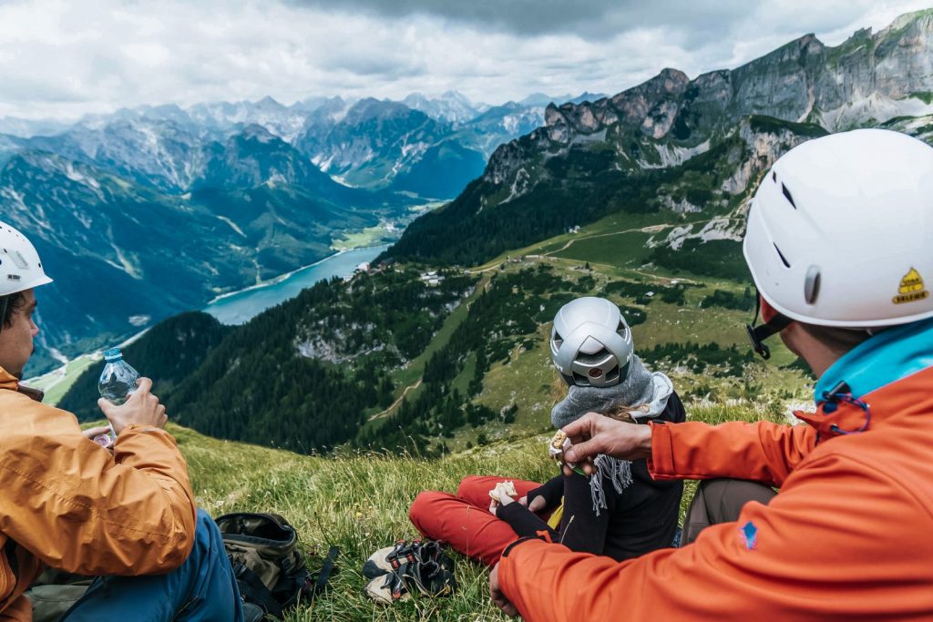 In der Region Achensee finden sich einige Mehrseillängenrouten, Foto: Achensee Tourismus | Climbers Paradise