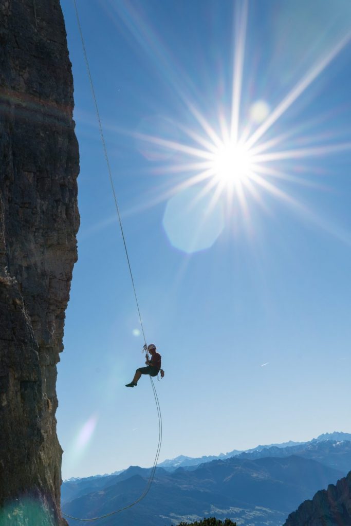 Mehrseillängen klettern an der Rotspitz, Foto: Achensee Tourismus | Climbers Paradise