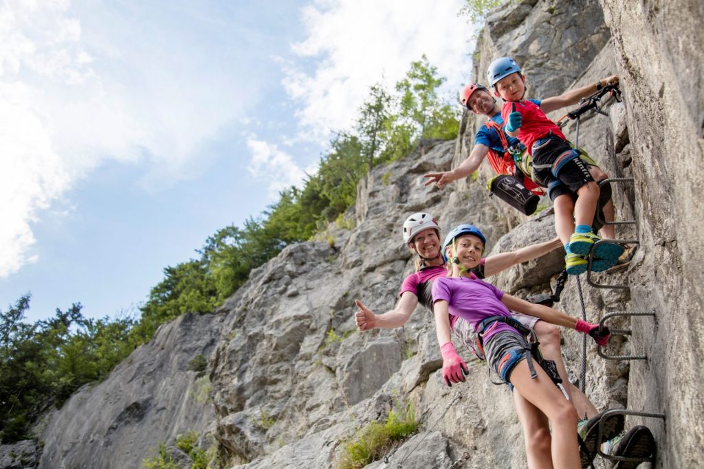 Klettersteig für Kinder, Foto: Defrancesco | Climbers Paradise