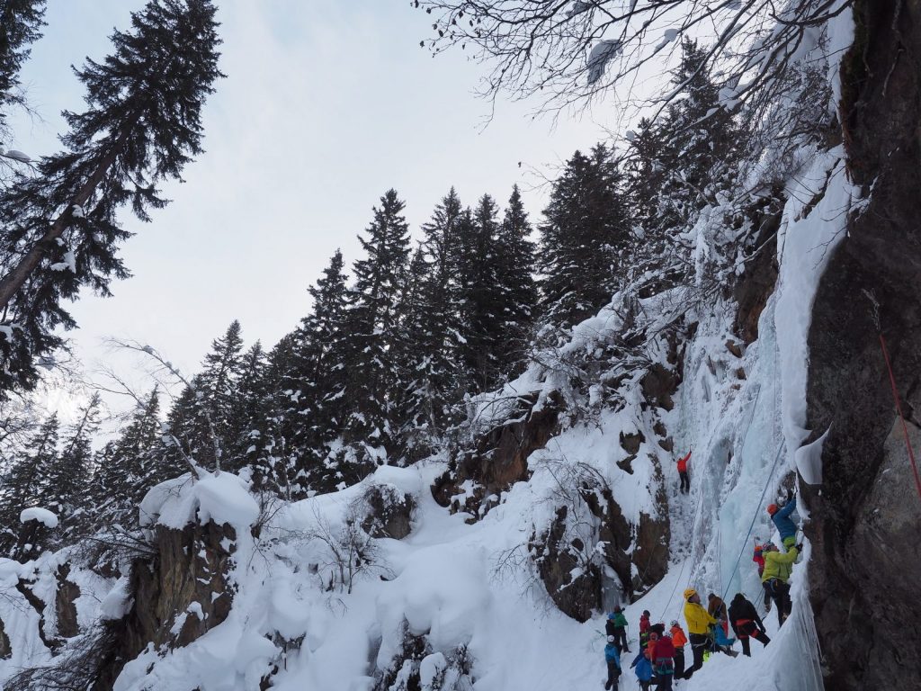 Das Eiskletter-Festival „Eis Total", Foto: Bernhard Daurer | Climbers Paradise