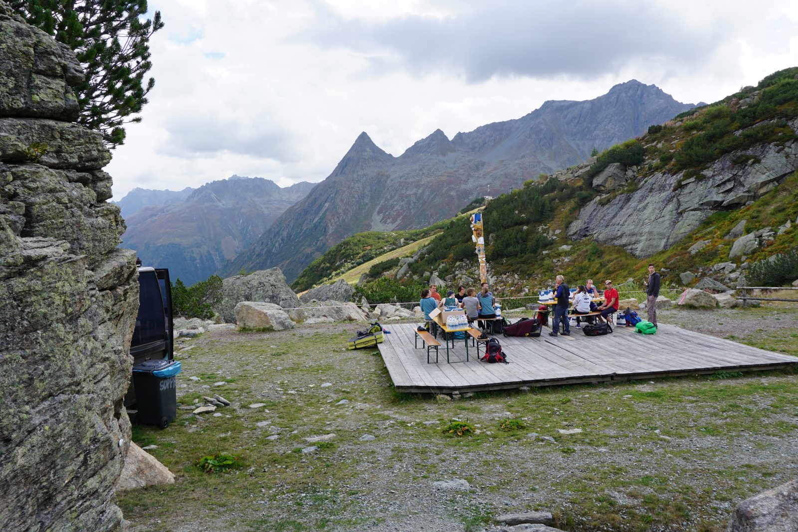 Pause bei der Exkursion im Silvapark | Climbers Paradise