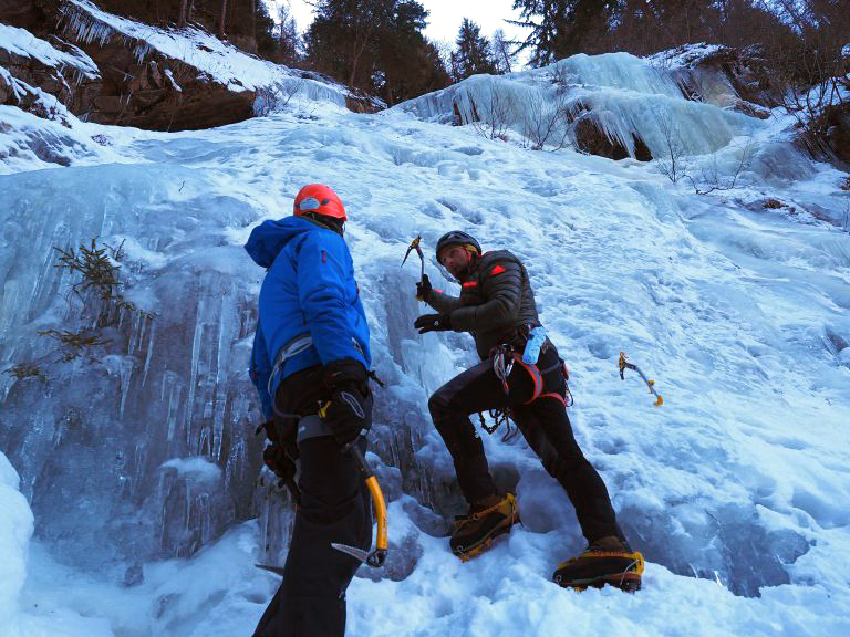 Eisklettern im Ötztal