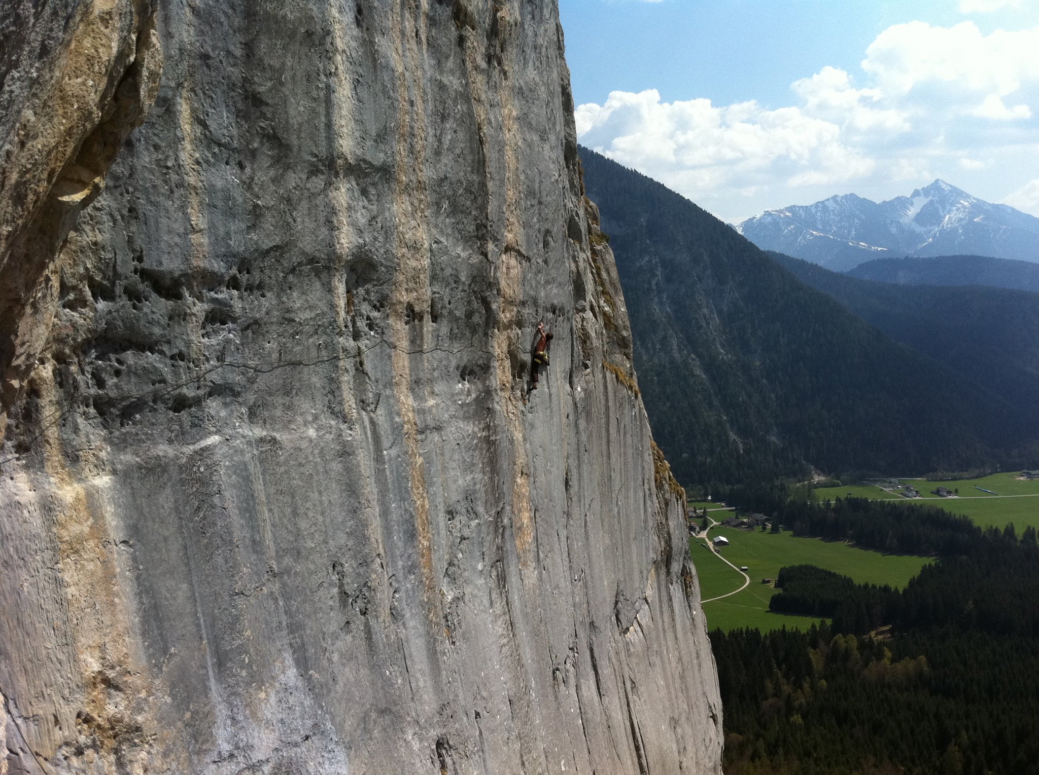 Klettergarten Chinesische Mauer, Wilde Mändle (7a) im Sektor Hongkong