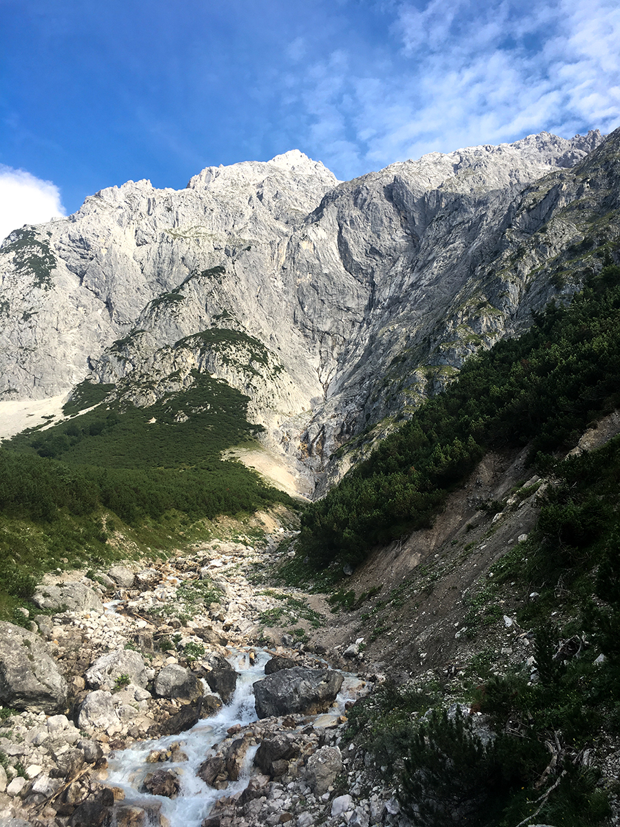 Klettern an der Mieminger Kette, Blick zum "Marillensteig" | Climbers Paradise