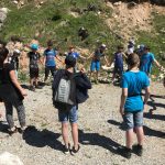 Spiele beim Hochwandern machten den Hüttenzustieg kurzweiliger.